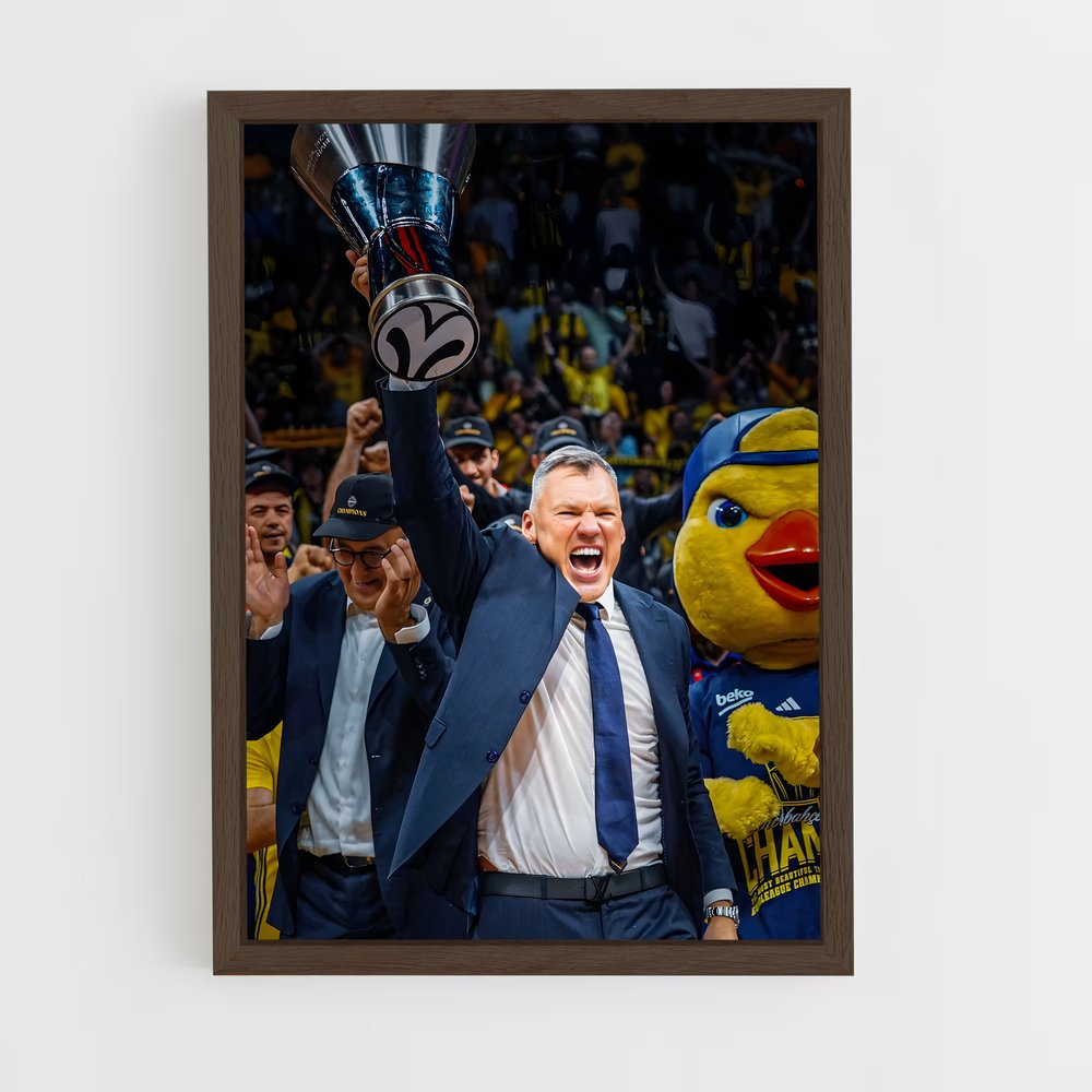 Poster Le Champion élégant – affiche Basketball (vue 5)